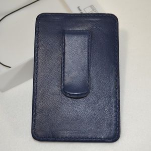 Calvin Klein Accessories - CALVIN KLEIN Black Blu Leather Front Pocket Wallet Calvin Klein Accessories - CALVIN KLEIN Black Blu Leather Front Pocket Wallet